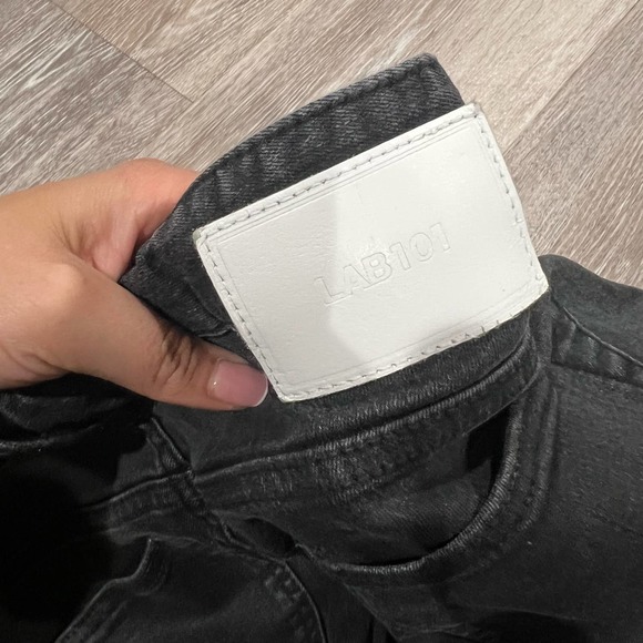 Lab 101 Black Grey Wash Jeans Size 31 W - Picture 7 of 8